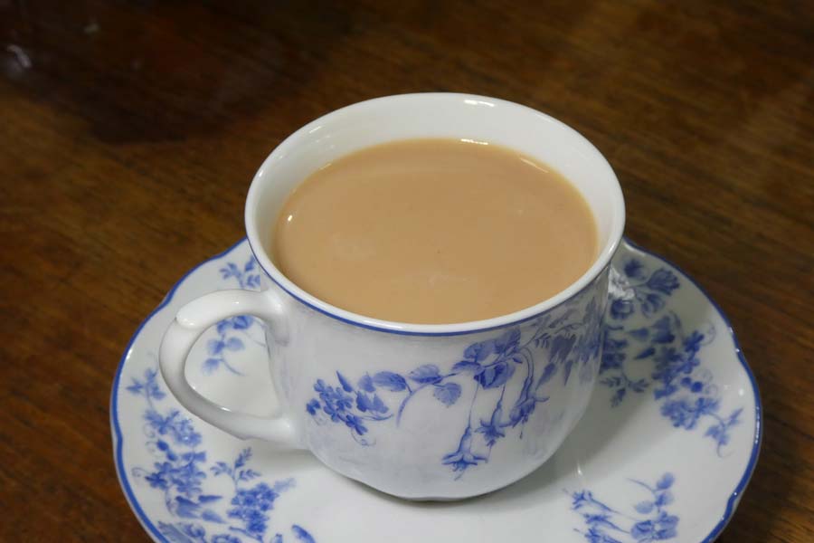 Image of a cup of tea with milk